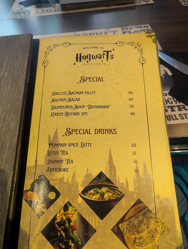 Hogwarts Restaurant Menu Prices in Qatar
