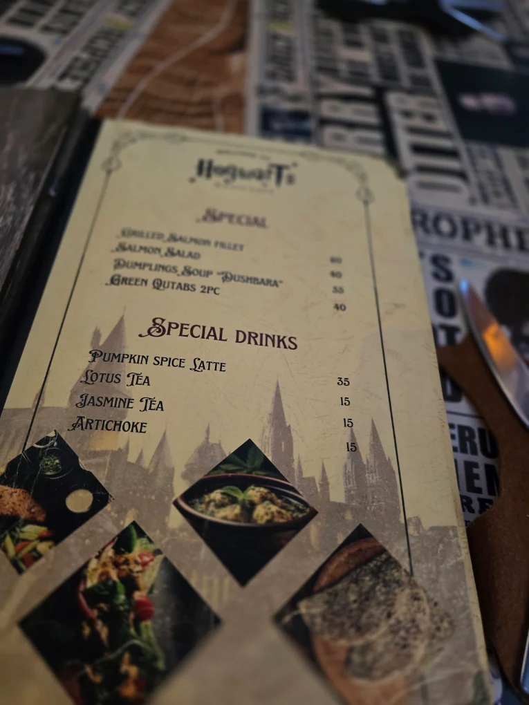 Hogwarts Restaurant Menu Prices in Qatar