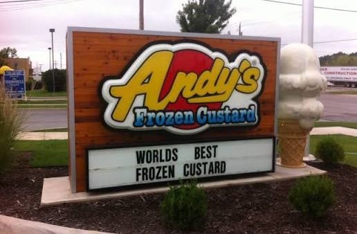 Andy’s Frozen Custard Menu With Prices in the USA