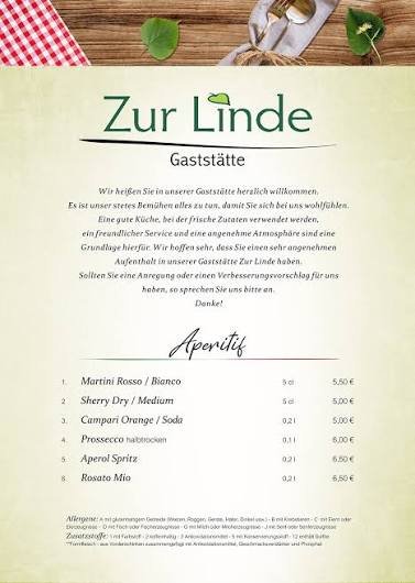 Gasthaus zur Linde Speisekarte: Jetzt geöffnet und was auf den Tisch kommt